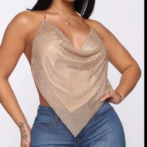 Shine for Me Halter Top